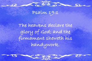 Psalm 19 1 3BL